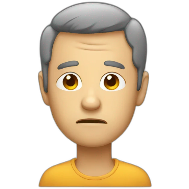 Old sleepy emoji