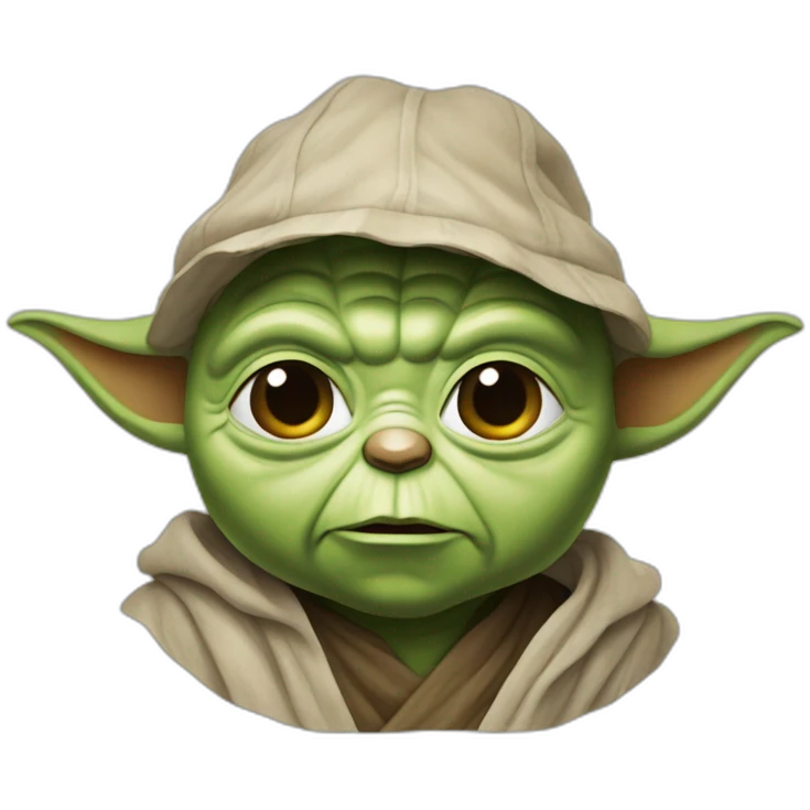 Yoda qui fait de la corde à sauter  emoji