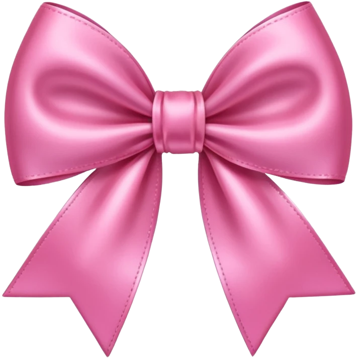 Pretty pink bow emoji emoji