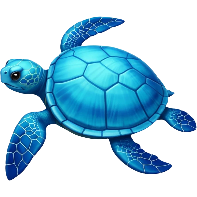 a blue turtle emoji