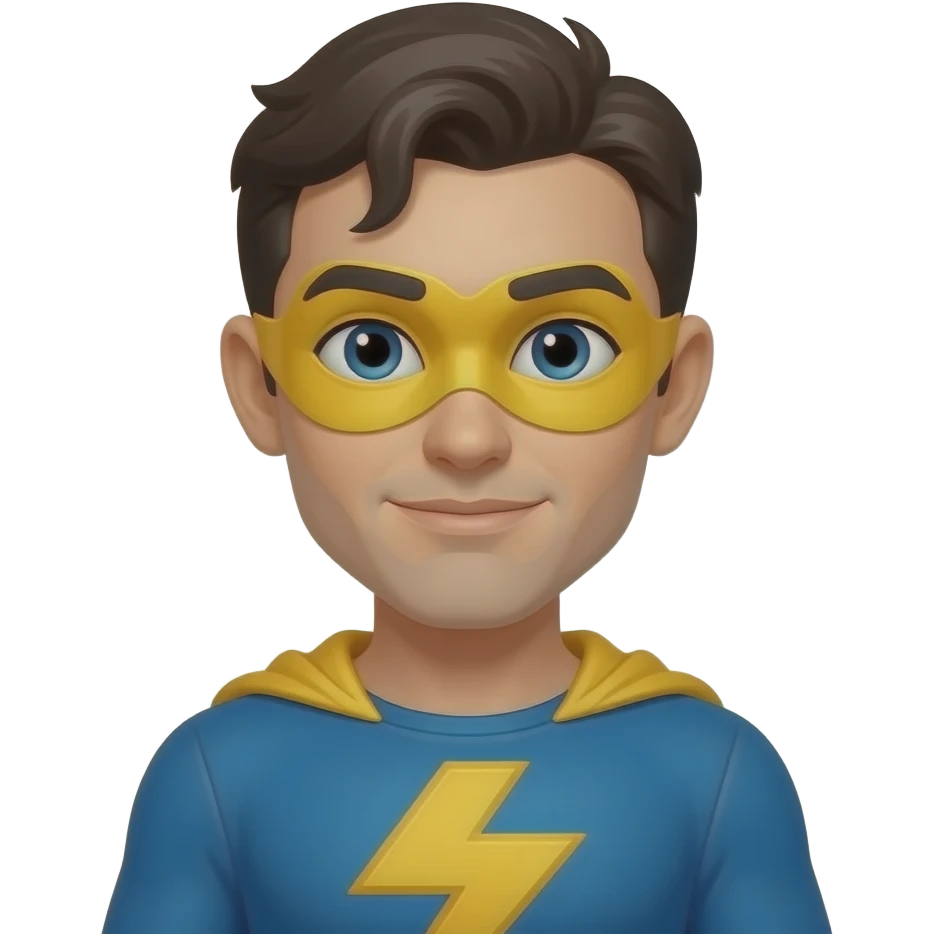 Create an emoji of the superhero  vision emoji