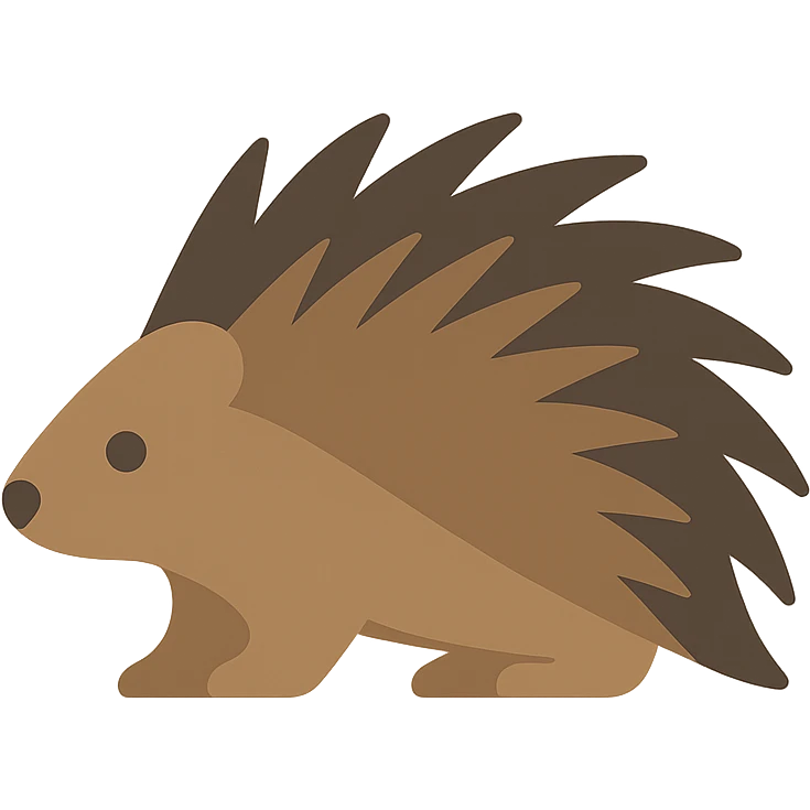 Porcupine emoji