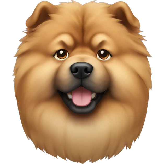 Chow chow dog  emoji