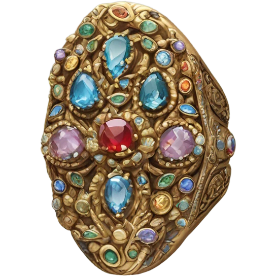 Hand with lots of rings  emoji