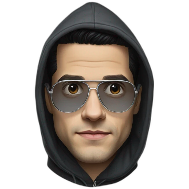 rami-malek-hoodie-hacker-on-head emoji
