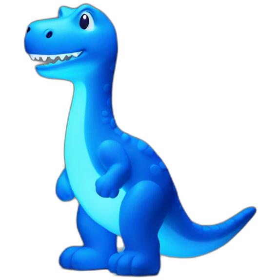 blue dinosaur night light emoji