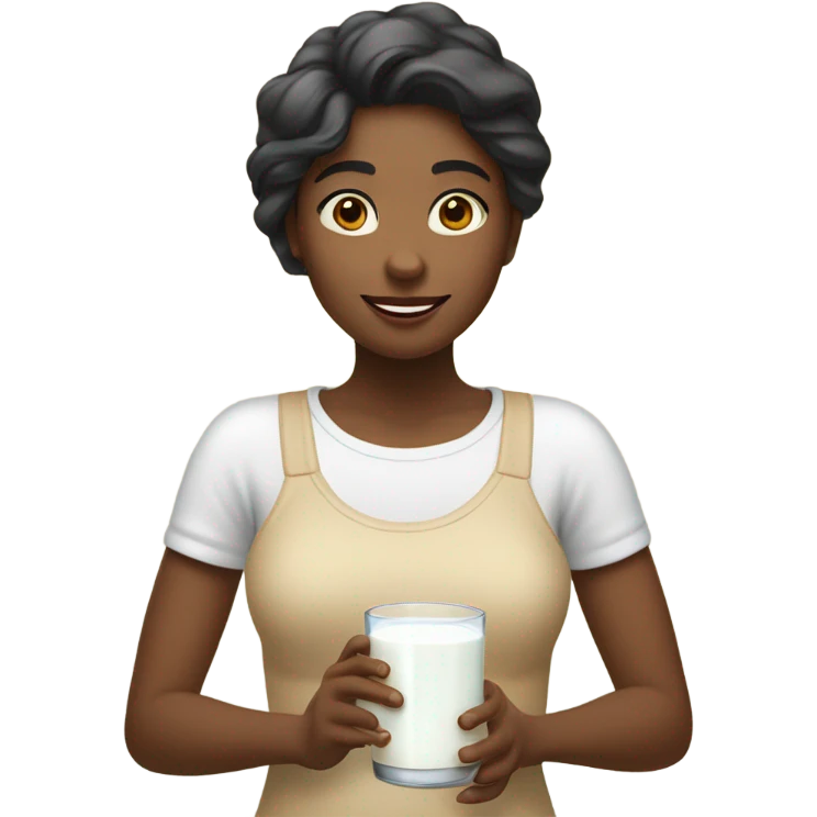 Woman milk  emoji