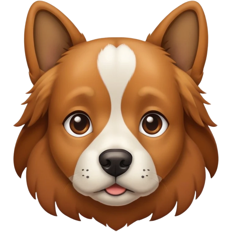 Собака смотрит вдаль  emoji