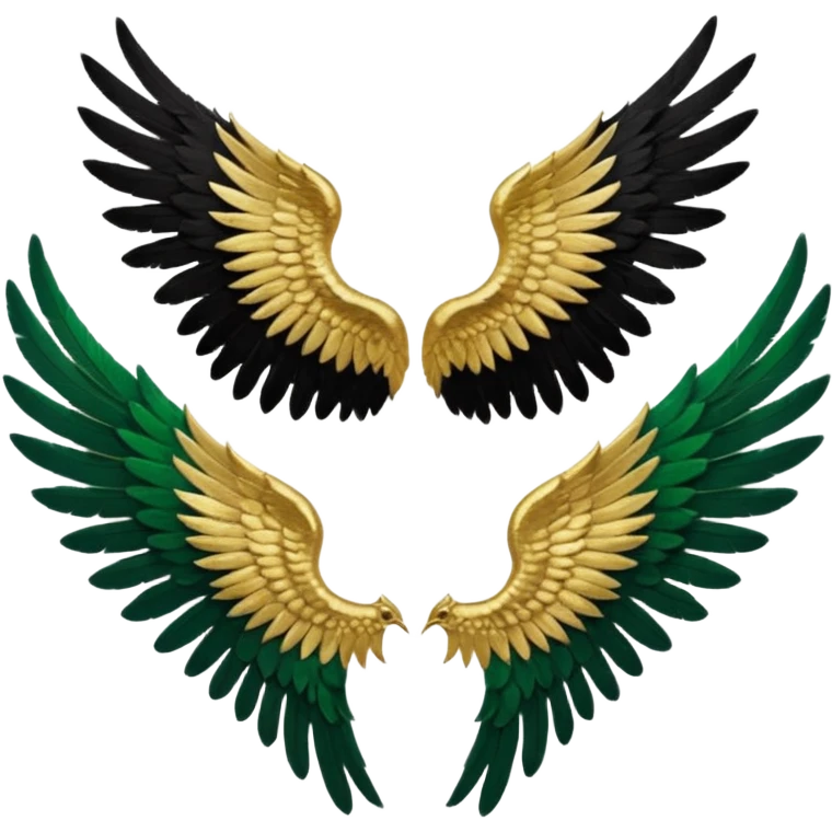 I would like to create unique wings I can use in my poem titles for the Archangels: Lucifer, Michael, Gabriel, Raphael, and Uriel emoji