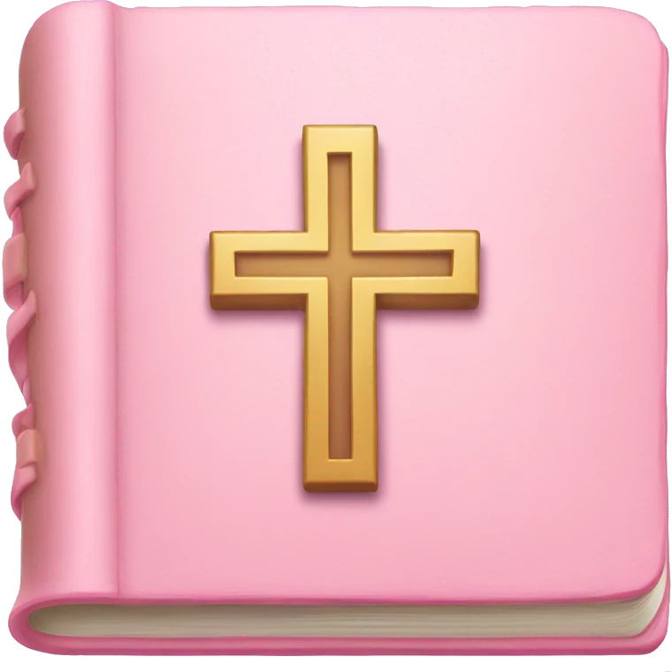 Light pink Holy Bible emoji