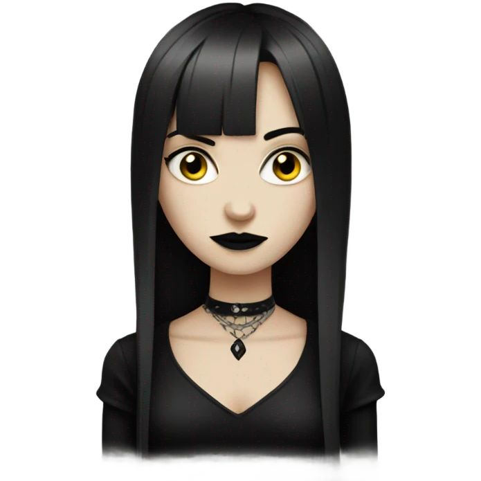 goth girl  emoji