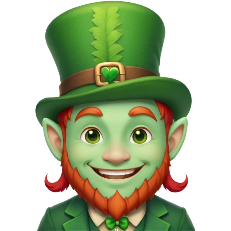 cool leprechaun emoji