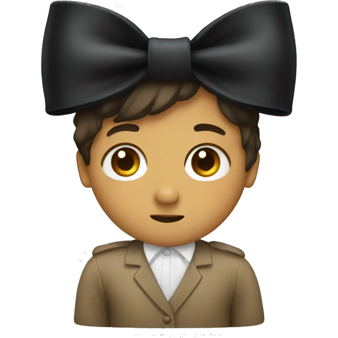 black bow emoji