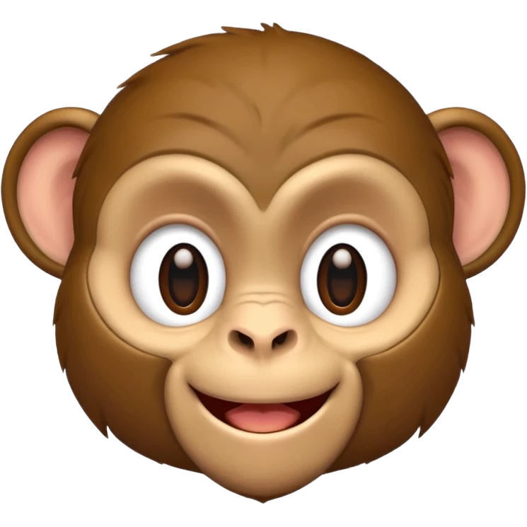 monkey being silly emoji