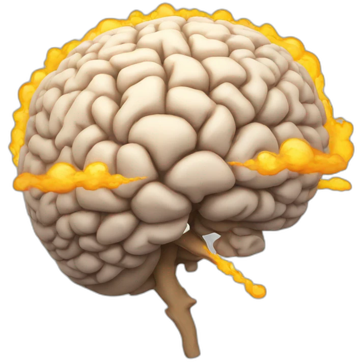 Brain explosion emoji