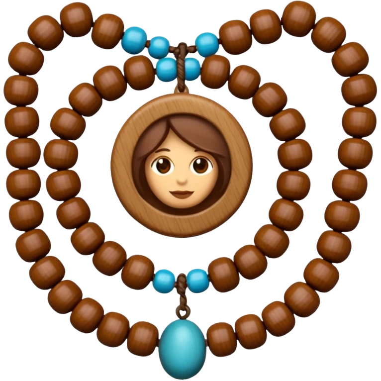 Rosario catolico. Con 10 cuentas por misterio y un solo centro  emoji