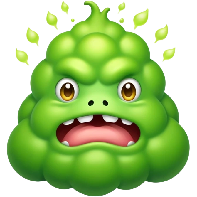 Fart monster emoji
