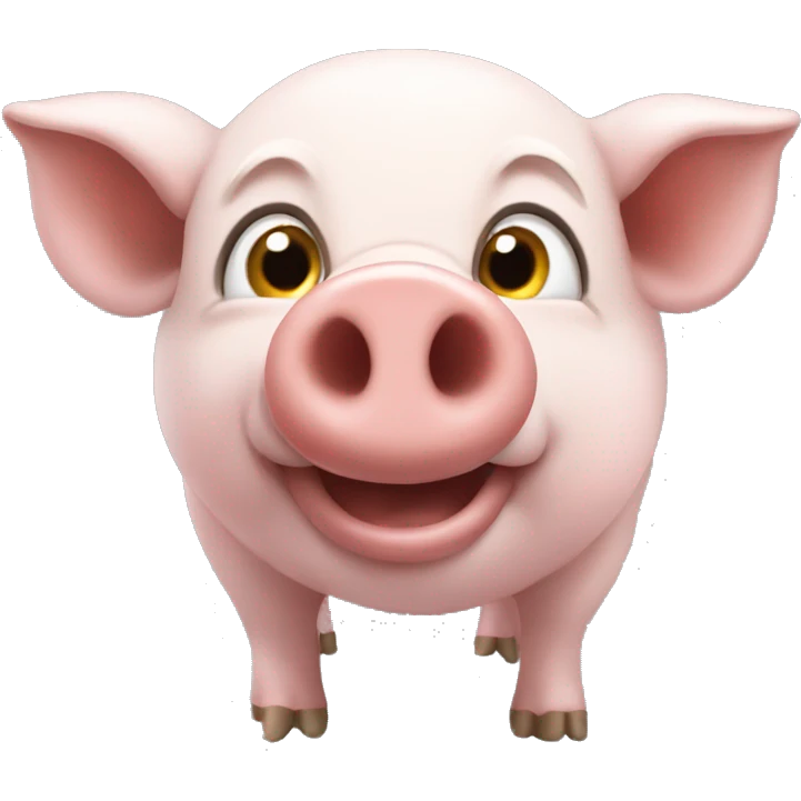 un cochon espiègle emoji