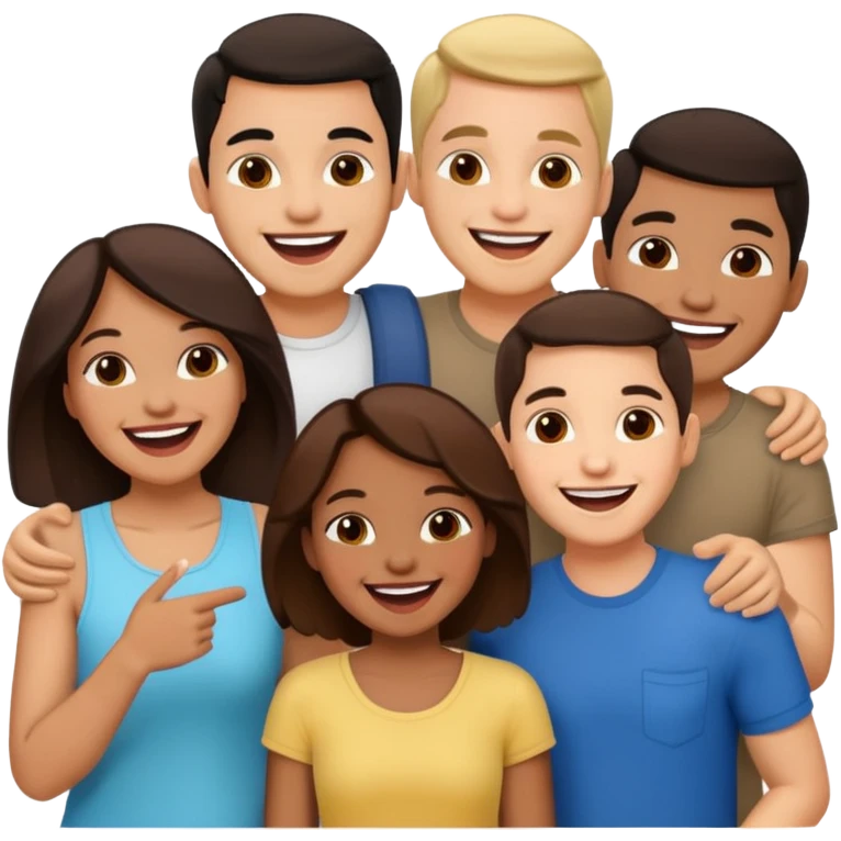 amigos puerto riqueños fuera del campus emoji