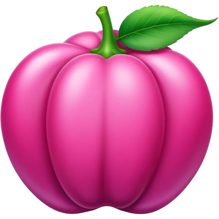 Melanzana rosa emoji