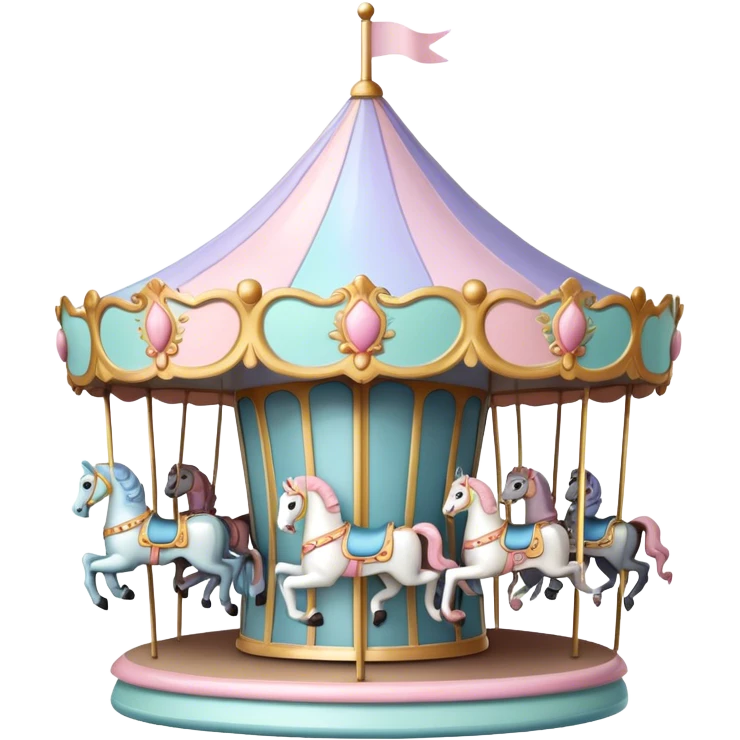Pastel carousel  emoji