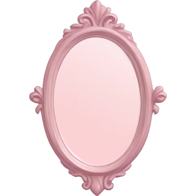 pastel pink mirror emoji