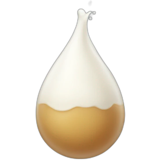 drop of milk character emoji