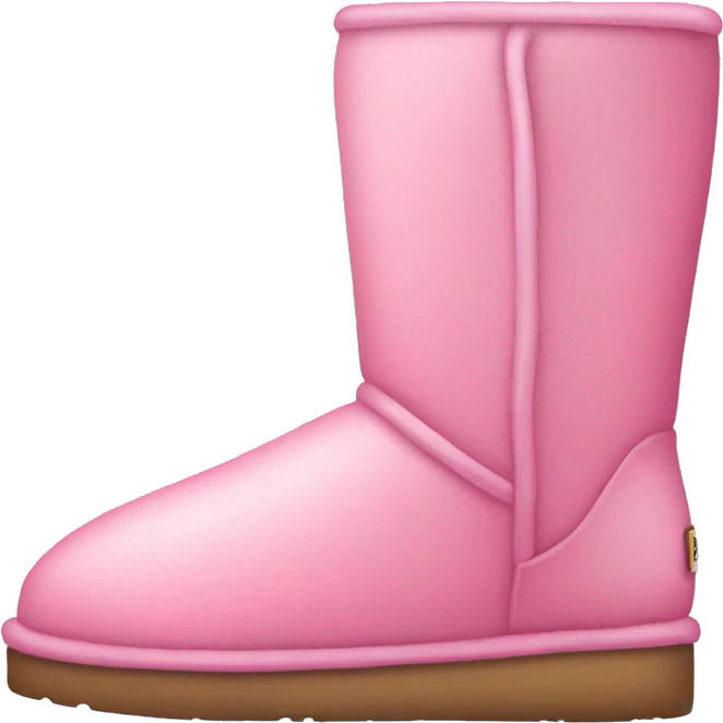 Cute pink uggs emoji