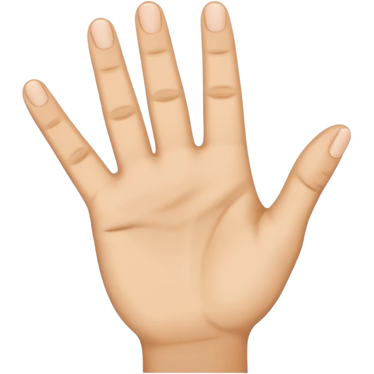 hand holding up 3 fingers emoji