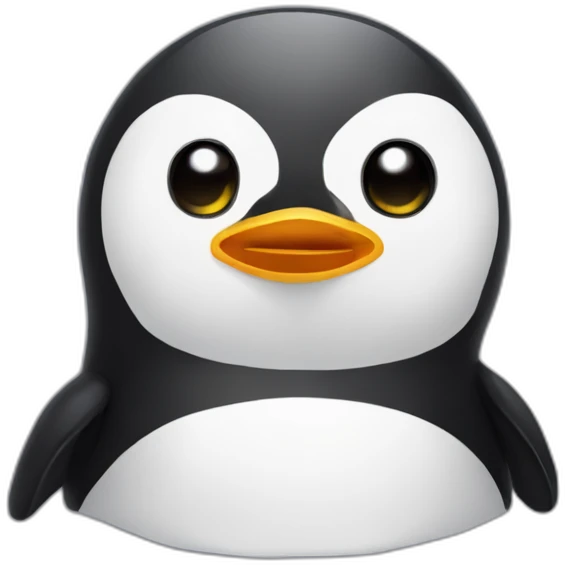 pinguino con cabeza de calavera emoji