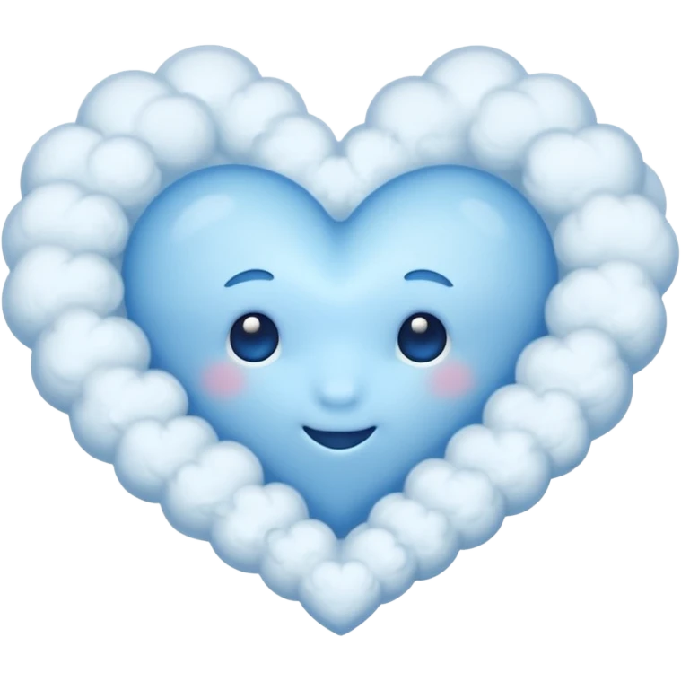 blue cloud heart emoji