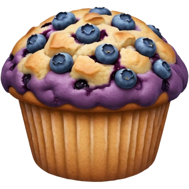 blueberry muffin emoji