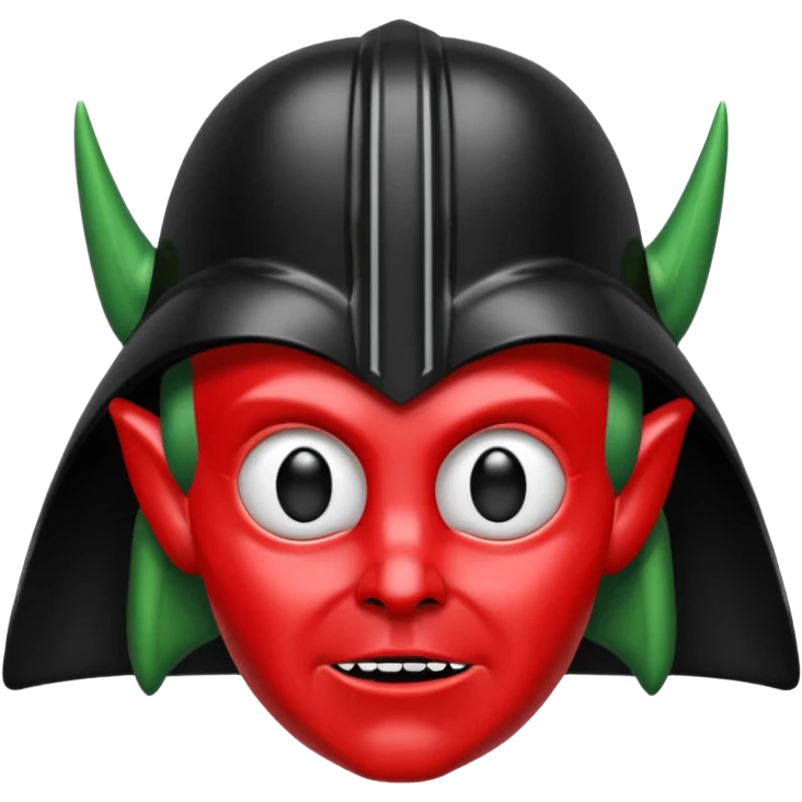darth vader helmet elf ears christmas emoji