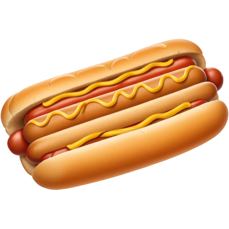 Hot dog emoji