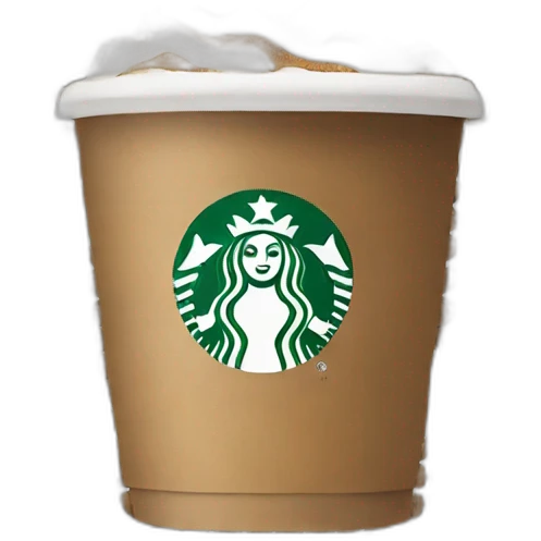 Starbucks coffee emoji