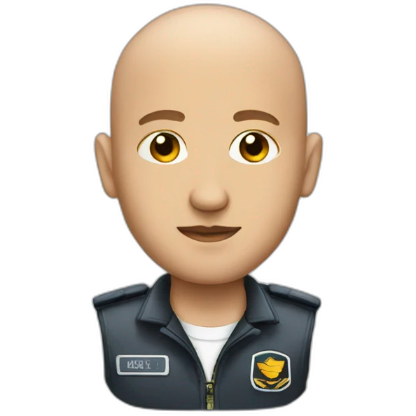 Drone pilot skinhead emoji