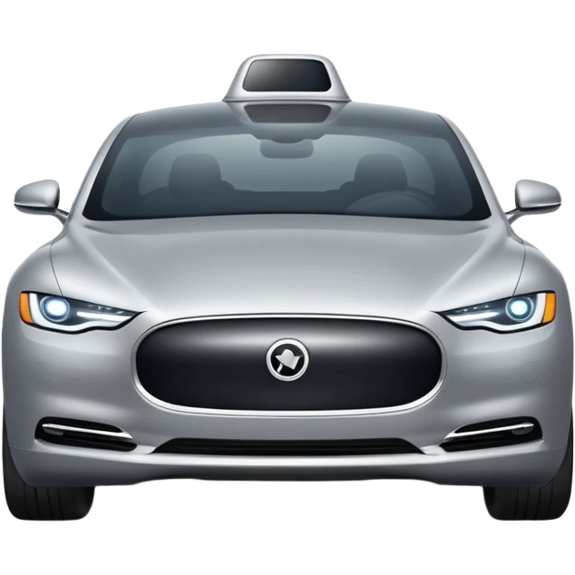 long big luxury self driving car emoji