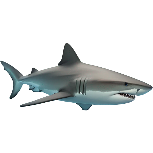 Tiger shark  emoji