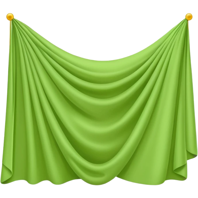 Flat light green horizontal banner emoji