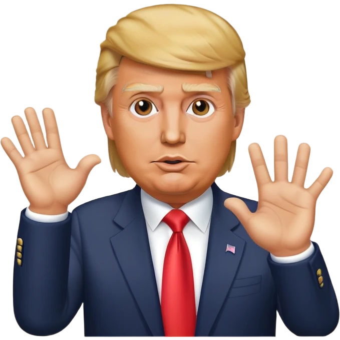 Трамп машет пенисом  emoji
