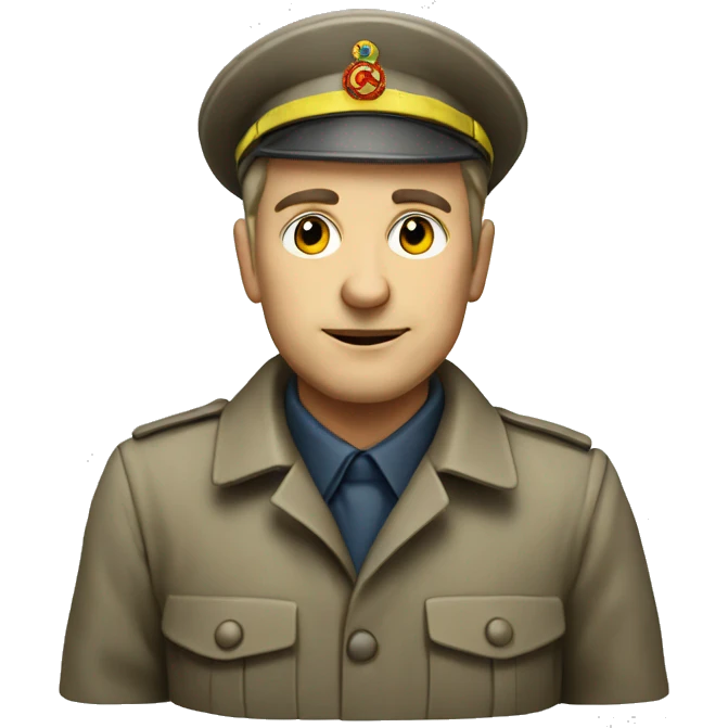 soviet engineer in trench emoji