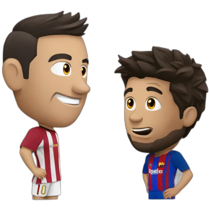 Calbat Messi vs cristiano Ronaldo  emoji
