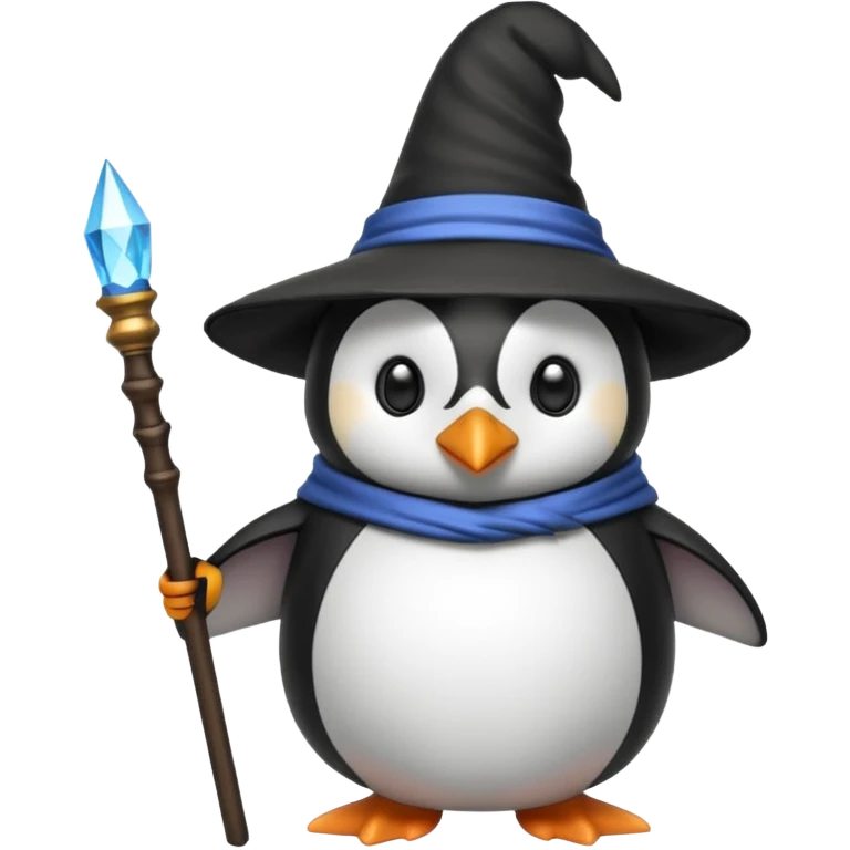 Penguin Wizard emoji