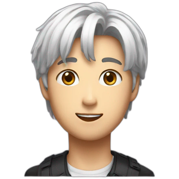 V of bts emoji
