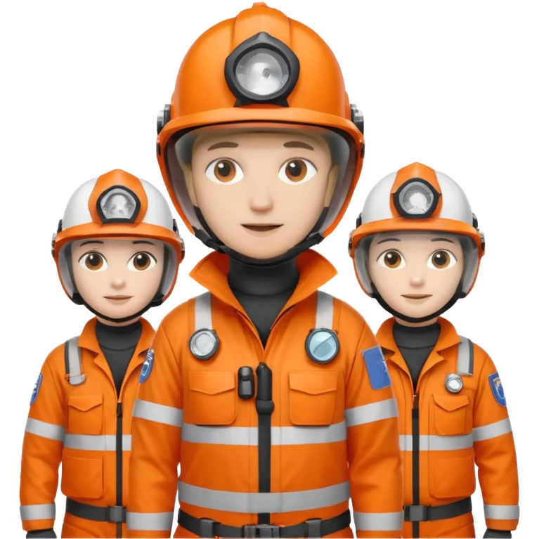 National Oceanic and Atmospheric Administration rescuers, multiple people emoji