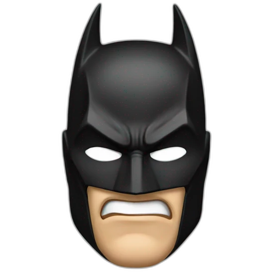 Batman face emoji