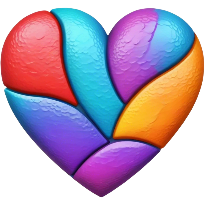Funky heart emoji