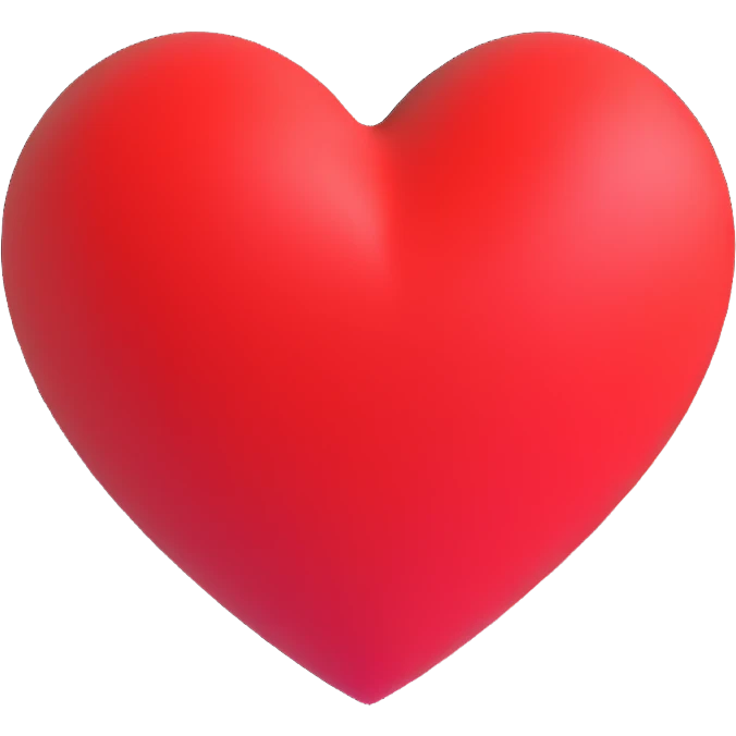 red heart emoji