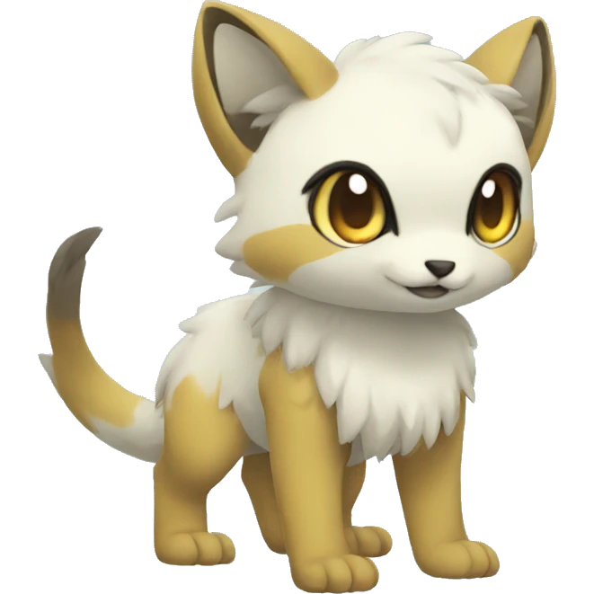 Cute cool animal hybrid Fakemon full body emoji