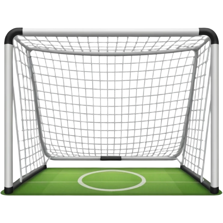 football goal straight on emoji